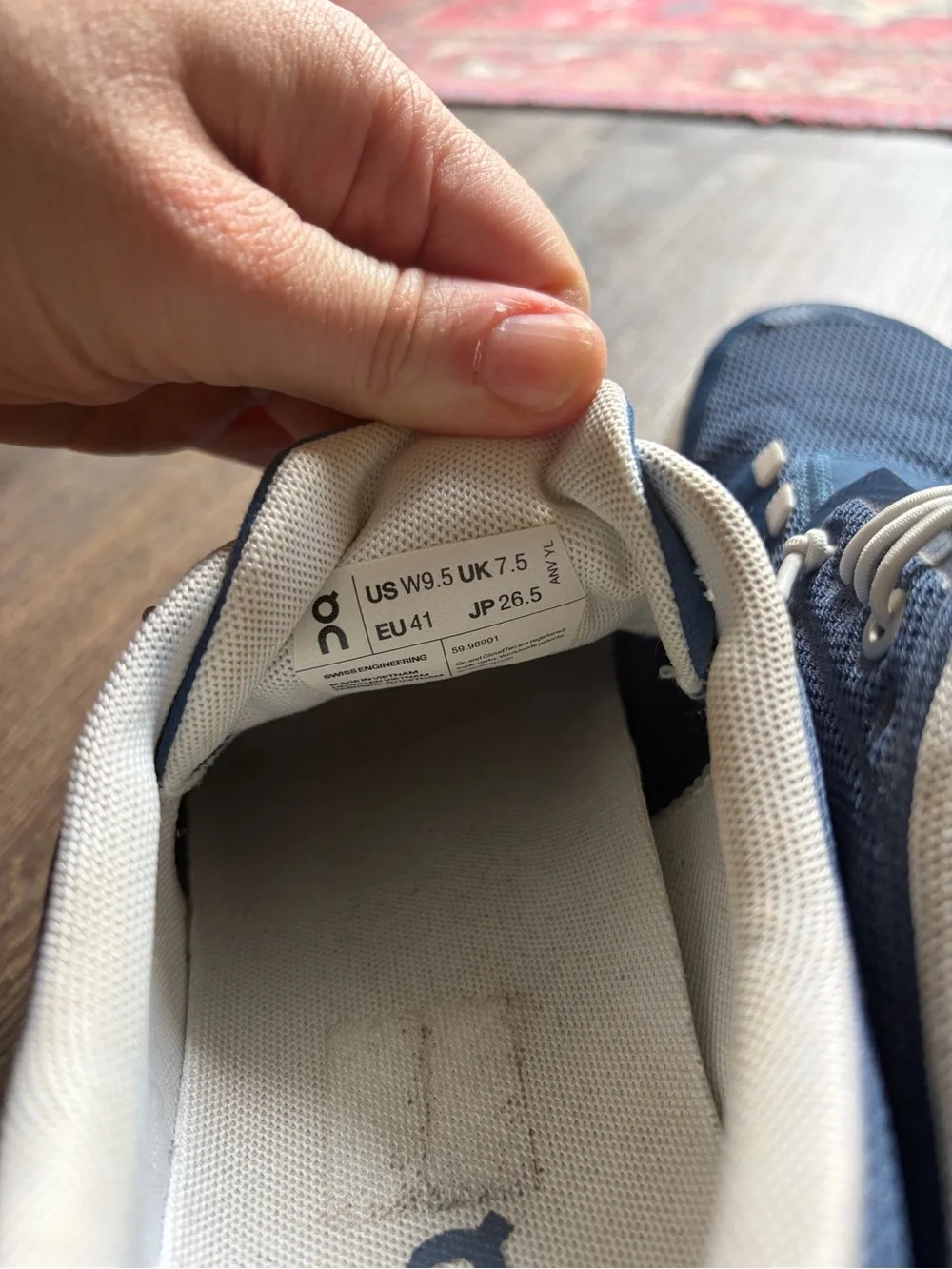 On Cloud - Cloud 5 Women’s Sneaker, Denim, 9.5